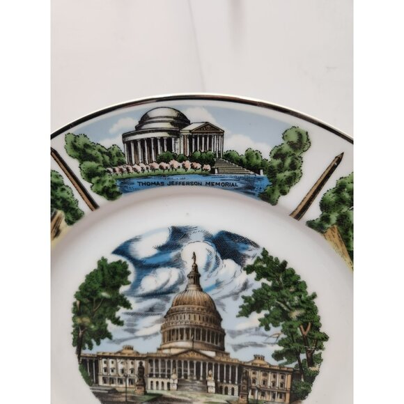 Capital Wholesale Imports Washington DC Collectors Souvenir Plate - The Capitol - Picture 6 of 11